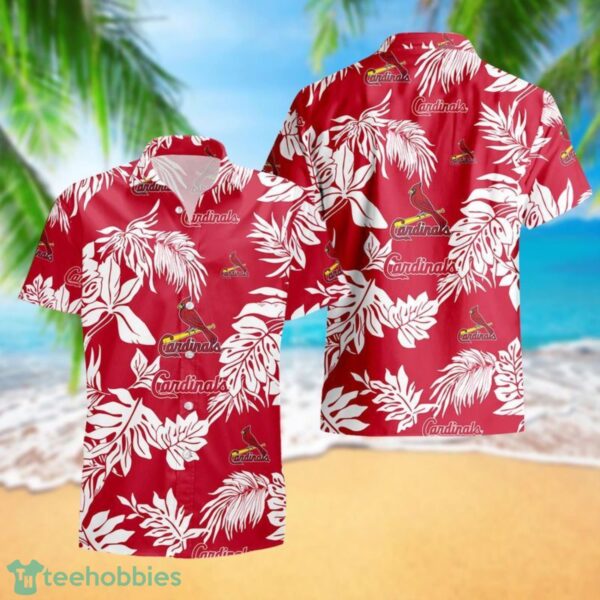 St. Louis Cardinals Tropical Pattern Combo Hawaii Shirt and Shorts For Fans Product Photo 3