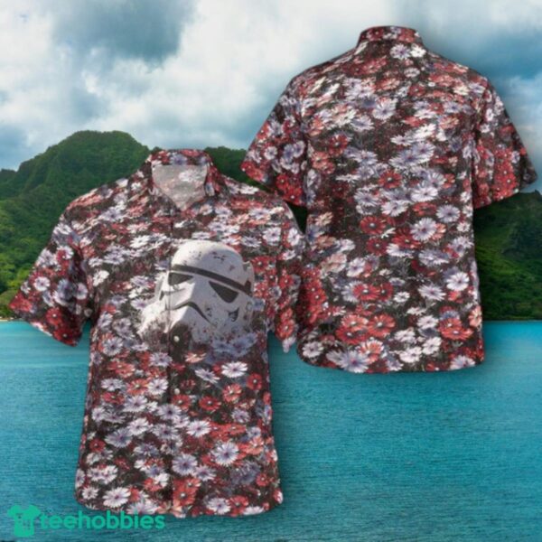 Stormtrooper Flower Hawaiian Shirt Impressive Gift Product Photo 1