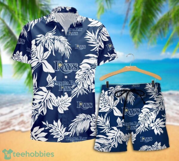 Tampa Bay Rays Tropical Pattern Combo Hawaii Shirt and Shorts For Fans Product Photo 2