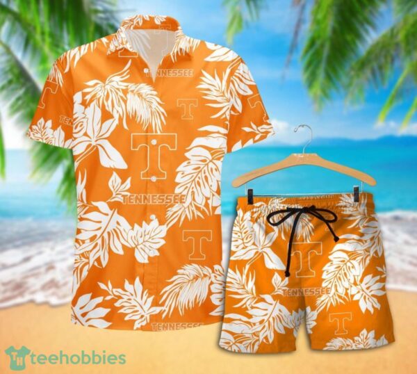 Tennessee Volunteers Tropical Pattern Combo Hawaii Shirt and Shorts For Fans Product Photo 2