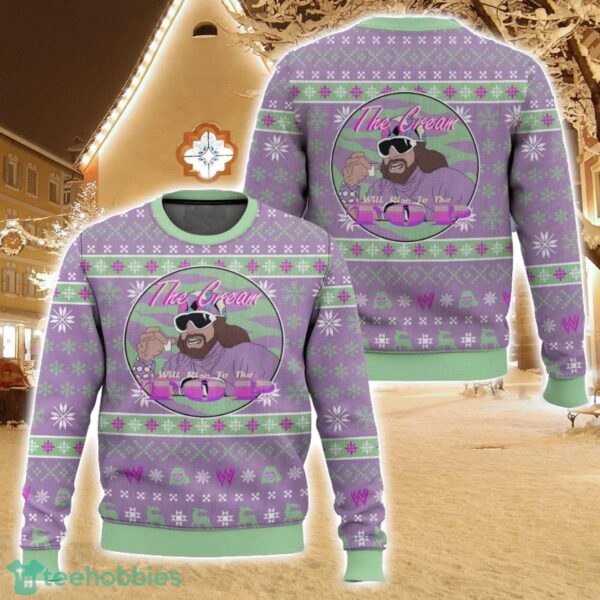 The Cream Always Rises To The Top! Macho Man Ugly Christmas Sweater Holiday Sweater Christmas Gift For Family Product Photo 1