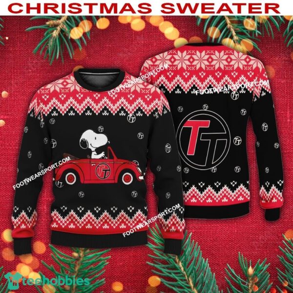 Titleist Snoopy Driving A Car Xmas 3D Sweater Gift Holidays - Titleist Snoopy Driving A Car Xmas 3D Sweater Gift Holidays