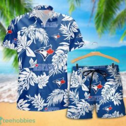 Toronto Blue Jays Tropical Pattern Combo Hawaii Shirt and Shorts For Fans Product Photo 2