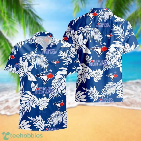 Toronto Blue Jays Tropical Pattern Combo Hawaii Shirt and Shorts For Fans Product Photo 3
