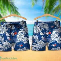 Toronto Blue Jays Tropical Pattern Combo Hawaii Shirt and Shorts For Fans Product Photo 1