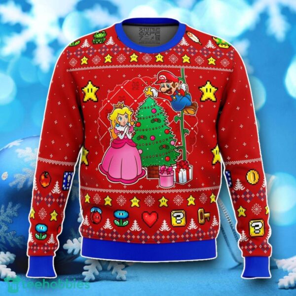 Ugly Christmas Sweater Unique Gift, Supper Mario Ugly Christmas Sweater Unique Gift Product Photo 1