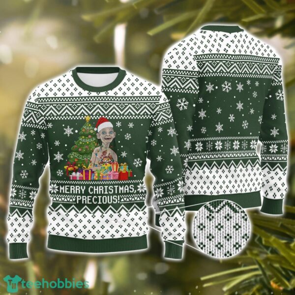 Ugly sweater LOTR Fans All Over Print Sweatshirt Smeagol Gollum Ugly Christmas Sweater Holiday Sweater Product Photo 1