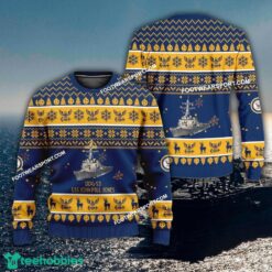 US Navy USS John Paul Jones DDG-53 Ugly Christmas 3D Sweater For Men Women - US Navy USS John Paul Jones DDG-53 Ugly Christmas 3D Sweater For Men Women