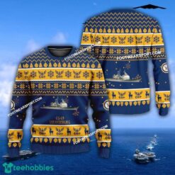 US Navy USS Vicksburg CG-69 Ugly Christmas Sweater Gift Veteran - US Navy USS Vicksburg CG-69 Ugly Christmas Sweater Gift Veteran