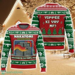 Video game Nakatomi, Die hard Christmas Ugly Christmas Sweater Holiday Sweater Christmas Gift For Family Product Photo 1