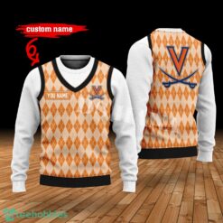 Virginia Cavaliers Custom Name New Style Sweater Ghile Style 3D Print Christmas Sweater Product Photo 1