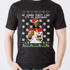 Black Jesus Sweater Black Jesus Sweatshirt Black Jesus Christmas Shirt Black Jesus Christmas Sweater - Men T-Shirt