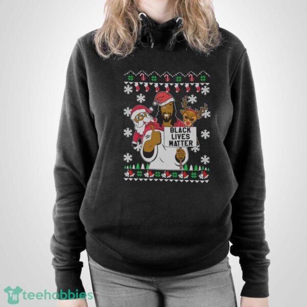 Black Lives Matter Christmas Sweater Black Lives Matter Sweatshirt Black Lives Matter Christmas Shirt - Unisex Pullover Hoodie