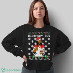 Black Lives Matter Christmas Sweater BLM Sweatshirt Black Jesus Christmas Shirt - Sweatshirt