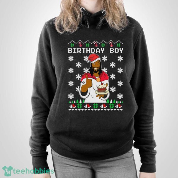 Black Lives Matter Christmas Sweater BLM Sweatshirt Black Jesus Christmas Shirt - Unisex Pullover Hoodie