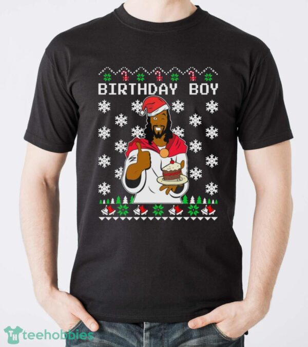 Black Lives Matter Christmas Sweater BLM Sweatshirt Black Jesus Christmas Shirt - Men T-Shirt