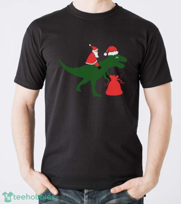 Christmas Dinosaur Shirt Christmas Gift Shirt - Men T-Shirt