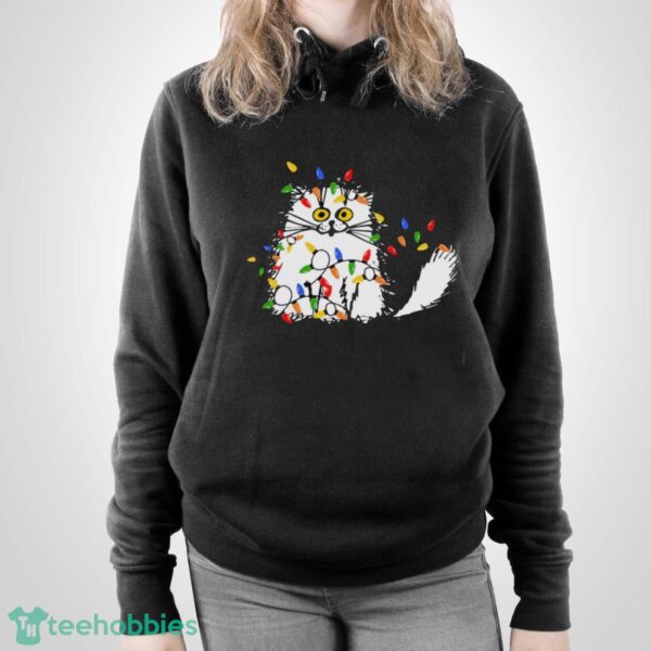 Christmas Funny Cat Shirt, Funny Cat Shirt, Cute Funny Cat Shirt - Unisex Pullover Hoodie