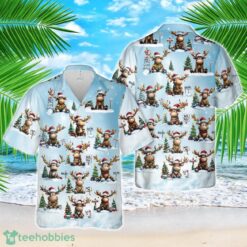 Christmas Moose Hawaiian Shirt Product Photo 1