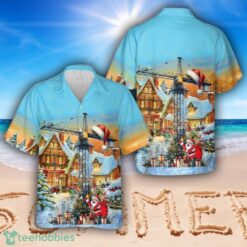Merry Christmas Crane Hawaiian Shirt Product Photo 1