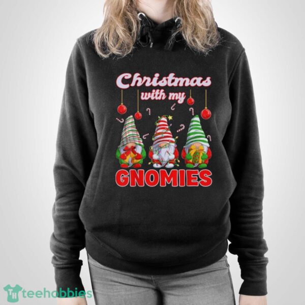 Merry Christmas Gnome - Christmas with my Gnomies T-Shirt - Unisex Pullover Hoodie