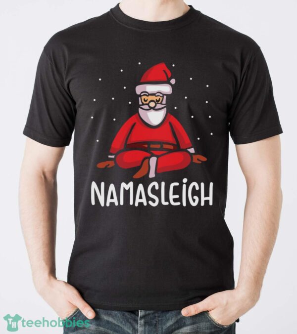 Namasleigh Sweater Yoga Ugly Christmas Sweater Yoga Sweatshirt Yoga Christmas Sweatshirt - Men T-Shirt