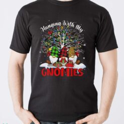 New Funny Christmas Gnome Hanging With My Gnomies Xmas Men Women T Shirts - Men T-Shirt