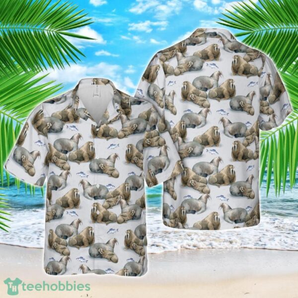 North Fauna Seamless Hawaiian Shirt Product Photo 1