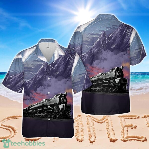 Pennsylvania Railroad Baldwin S-2 class 6-8-6 Steam Turbine Locomotive #6200 Hawaiian Shirt Product Photo 1