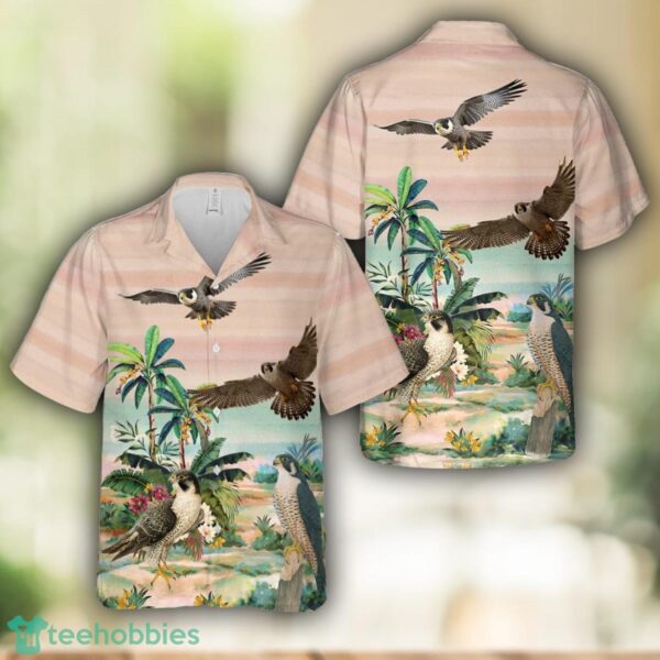 Peregrine Falcon Hawaiian Shirt Beach Shirt Product Photo 1