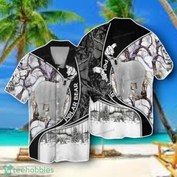 Polar Bear Hawaiian Shirt Style Gift Product Photo 1