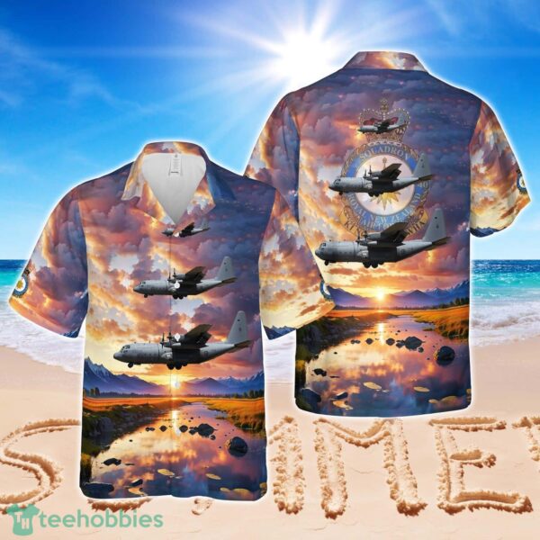 Royal New Zealand Air Force (RNZAF) Lockheed C-130H Hercules CN 4054 Hawaiian Shirt Aloha Beach Shirt Product Photo 1