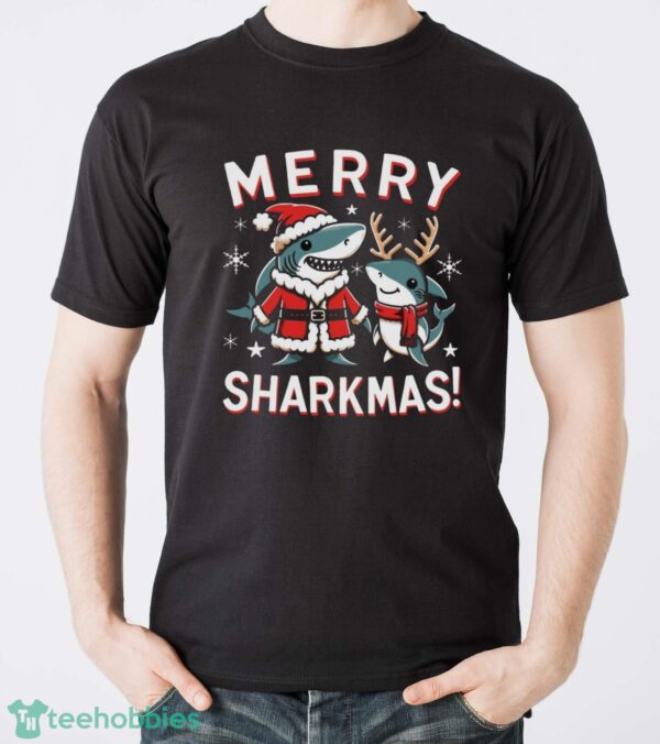 Shark Ugly Christmas Sweater Shark Sweater Shark Sweatshirt Shark Shirt Shark Christmas Sweater - Men T-Shirt