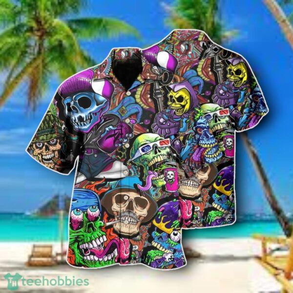 Skull Colorful Style Hawaiian Shirt Style Gift Product Photo 1