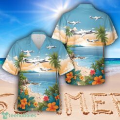 US Air Force 32nd FTS Raytheon T-1A Jayhawk Hawaiian Shirt Aloha Beach Shirt Product Photo 1