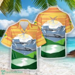 US Air Force C-5A Galaxy 512th Airlift Wing, 436th Airlift Wing, 9th Airlift Squadron, 70-0027 - Dover AFB, DE Hawaiian Shirt Beach Shirt Product Photo 1