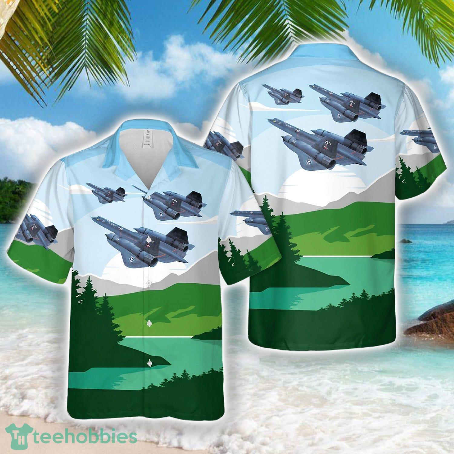 US Air Force SR 71A Blackbird ICHIBAN Hawaiian Shirt Beach Shirt image US Air Force SR-71A Blackbird ICHIBAN Hawaiian Shirt Beach Shirt Product Photo 1