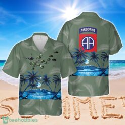 US Army Paratroopers With The 82nd Airborne Division Parachute Hawaiian Shirt Beach Summer Shirt Product Photo 1