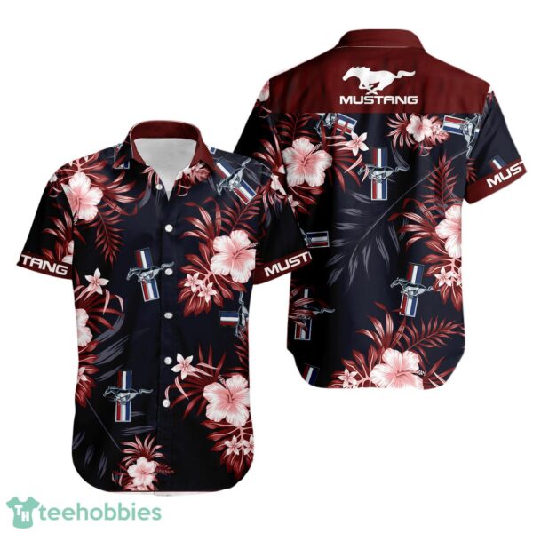 Ford Mustang 3D Summer Hawaiian Shirt Product Photo 1