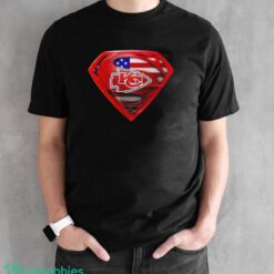 America Superman Kansas City Chiefs shirt image America Superman Kansas City Chiefs shirt - Black Unisex T-Shirt