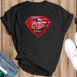 America Superman Kansas City Chiefs shirt image America Superman Kansas City Chiefs shirt - Black T-Shirt