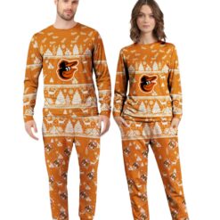 Baltimore Orioles MLB Christmas Pattern Family Matching Pajamas Sets Best Gift For Christmas Product Photo 1