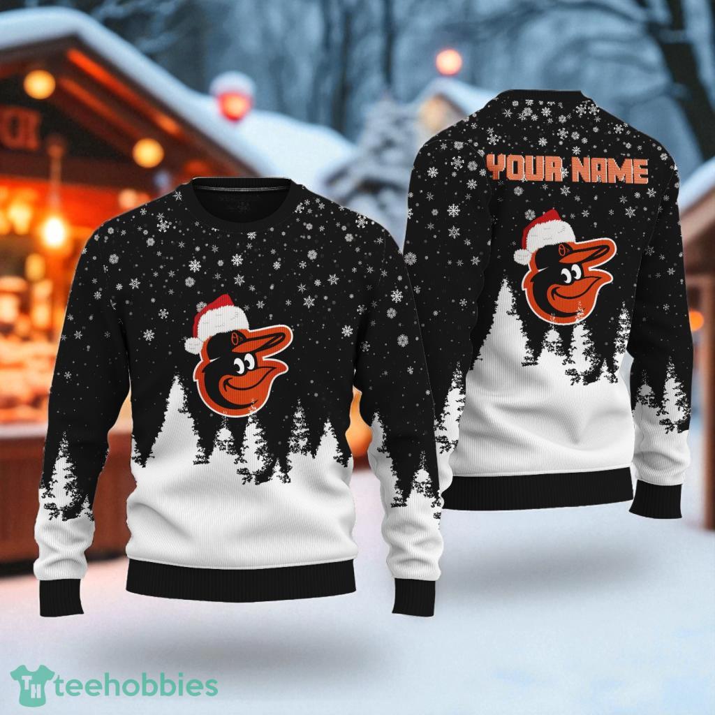 Baltimore OriolesUnique Christmas tree garden for ugly Christmas sweater image Baltimore OriolesUnique Christmas tree garden for ugly Christmas sweater Product Photo 1