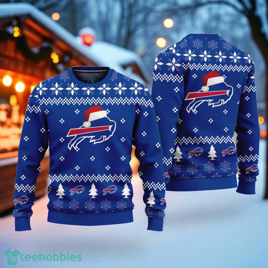 Buffalo bill Ugly Christmas Sweater For Holiday Xmas Gifts image Buffalo bill Ugly Christmas Sweater For Holiday Xmas Gifts Product Photo 1