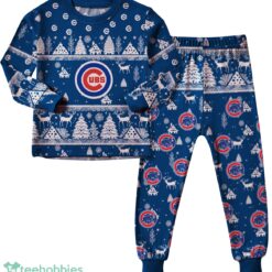 Chicago Cubs MLB Christmas Pattern Family Matching Pajamas Sets Best Gift For Christmas image Chicago Cubs MLB Christmas Pattern Family Matching Pajamas Sets Best Gift For Christmas Product Photo 2