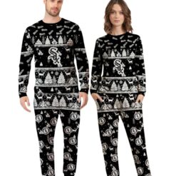 Chicago White Sox MLB Christmas Pattern Family Matching Pajamas Sets Best Gift For Christmas image Chicago White Sox MLB Christmas Pattern Family Matching Pajamas Sets Best Gift For Christmas Product Photo 4