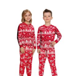 Cincinnati Reds MLB Christmas Pattern Family Matching Pajamas Sets Best Gift For Christmas Product Photo 1