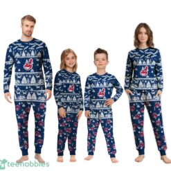 Cleveland Indians MLB Christmas Pattern Family Matching Pajamas Sets Best Gift For Christmas image Cleveland Indians MLB Christmas Pattern Family Matching Pajamas Sets Best Gift For Christmas Product Photo 2