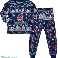 Cleveland Indians MLB Christmas Pattern Family Matching Pajamas Sets Best Gift For Christmas image Cleveland Indians MLB Christmas Pattern Family Matching Pajamas Sets Best Gift For Christmas Product Photo 3