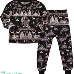 Colorado Rockies MLB Christmas Pattern Family Matching Pajamas Sets Best Gift For Christmas image Colorado Rockies MLB Christmas Pattern Family Matching Pajamas Sets Best Gift For Christmas Product Photo 3